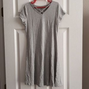 art class heather gray dress NWOT